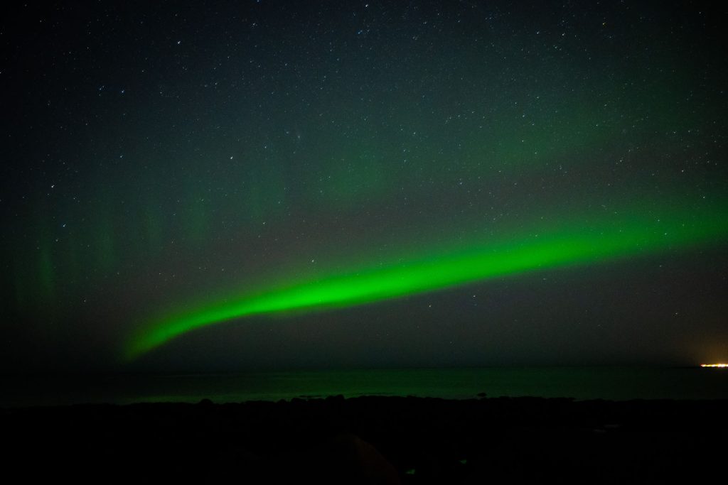 Photographing the northern lights in Iceland - tips and tricks even when the display is not large